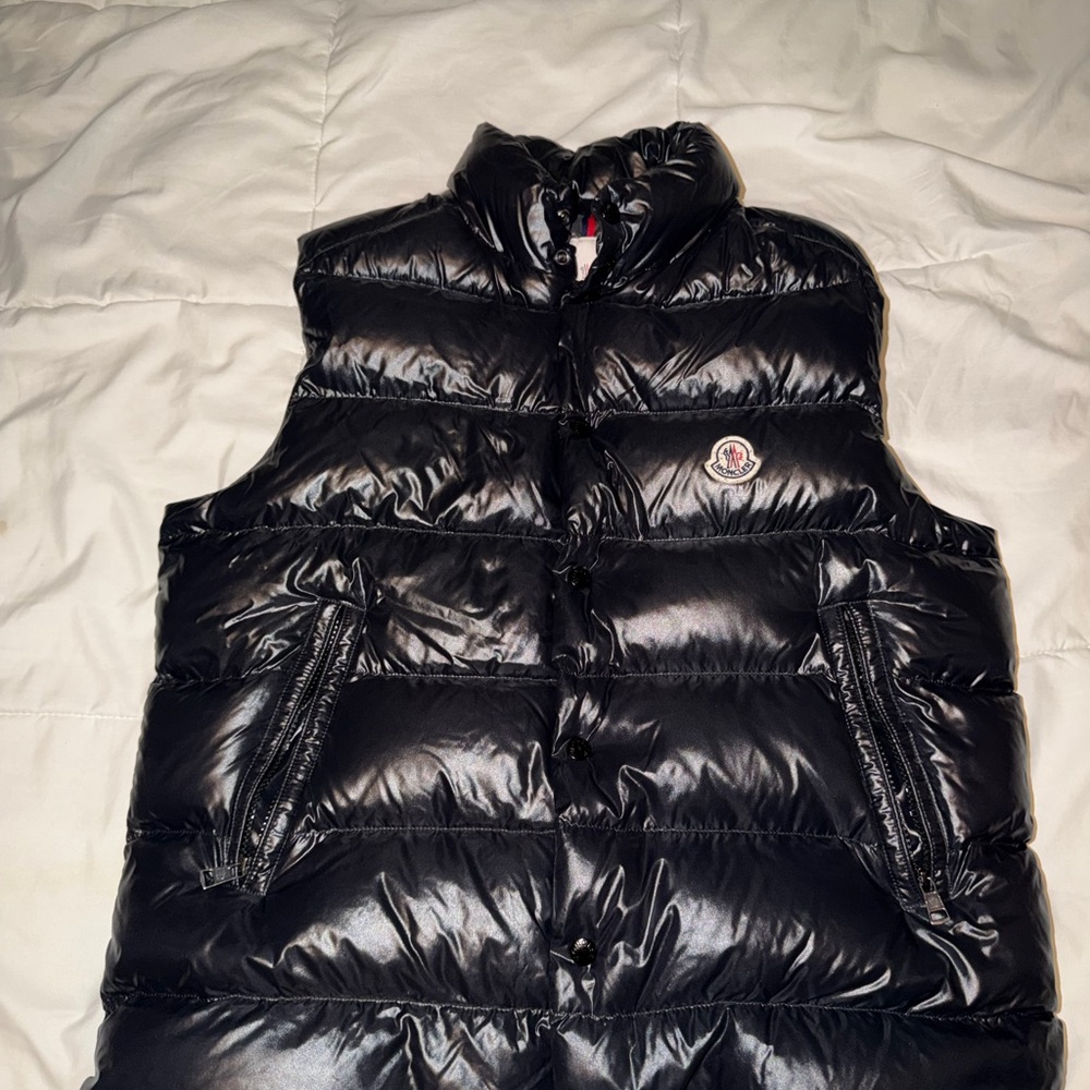 Moncler Men's Black Quilted Down Vest